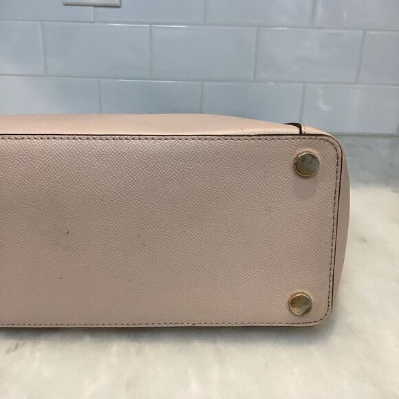 Michael Kors Maddie Medium Crossgrain Leather Tote Bag - Picture 8 of 16